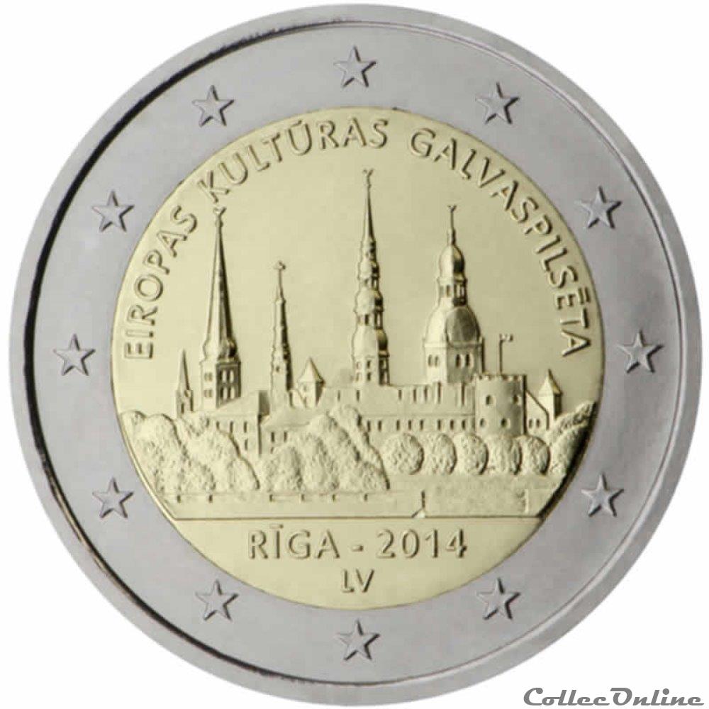 2 euro - Lettonie 2014 monnaie 2 euro lettonie 2014