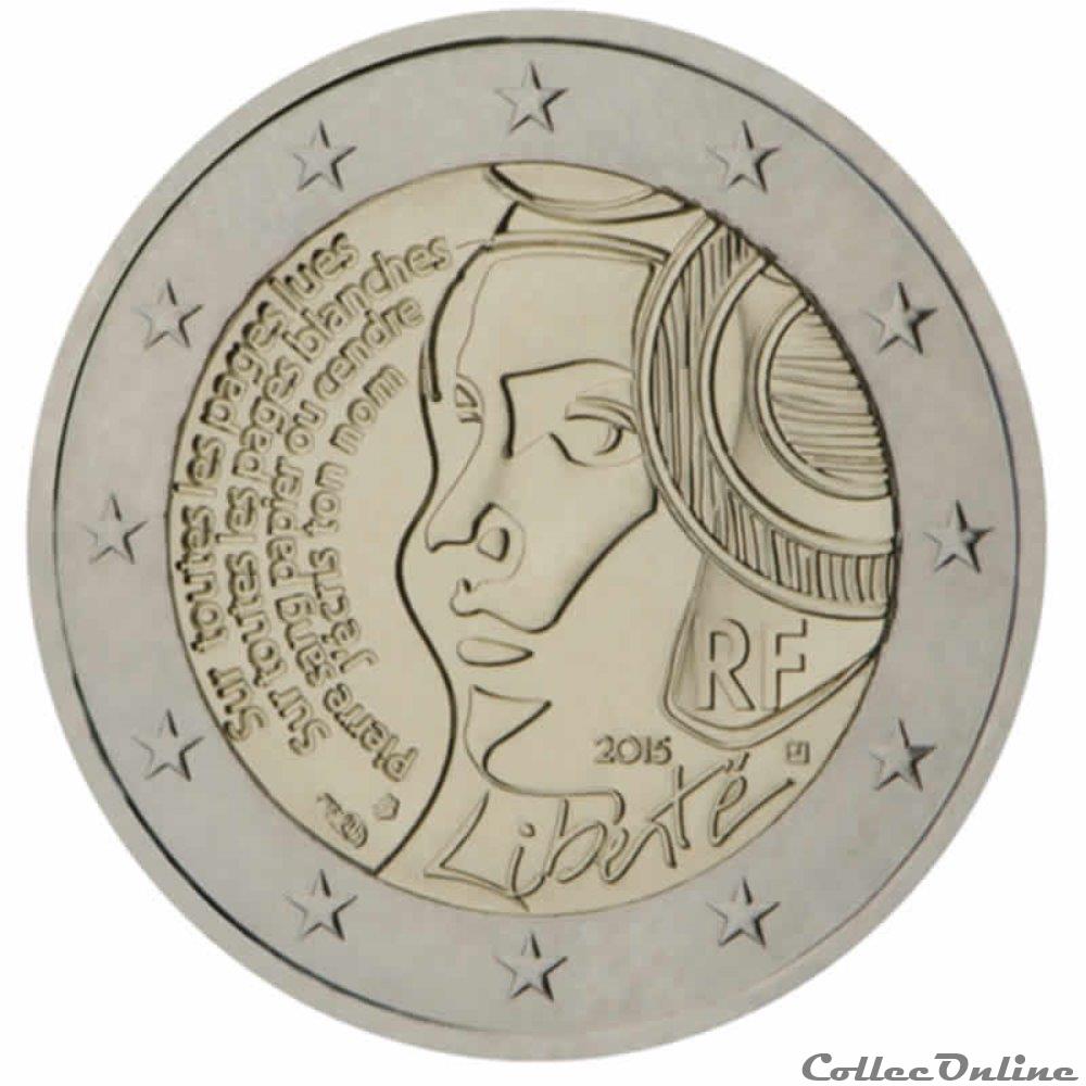 2 euro - France 2015 monnaie 2 euro france 2015
