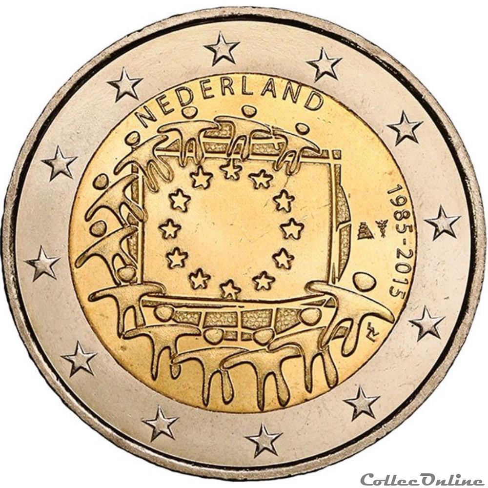 2 euro - Pays-Bas 2015 monnaie banque centrale europeenne 2 euro pays bas 2015