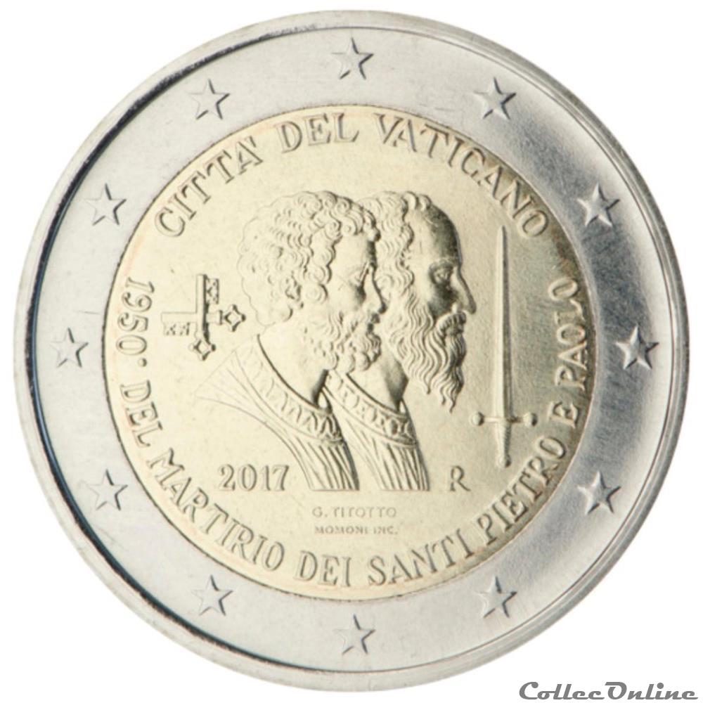 2 euro - Vatican 2017 monnaie 2 euro vatican 2017