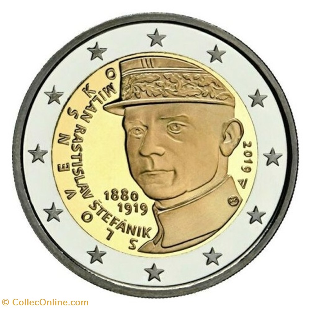 2 euro Slovaquie 2019 monnaie europe 2 euro slovaquie 2019