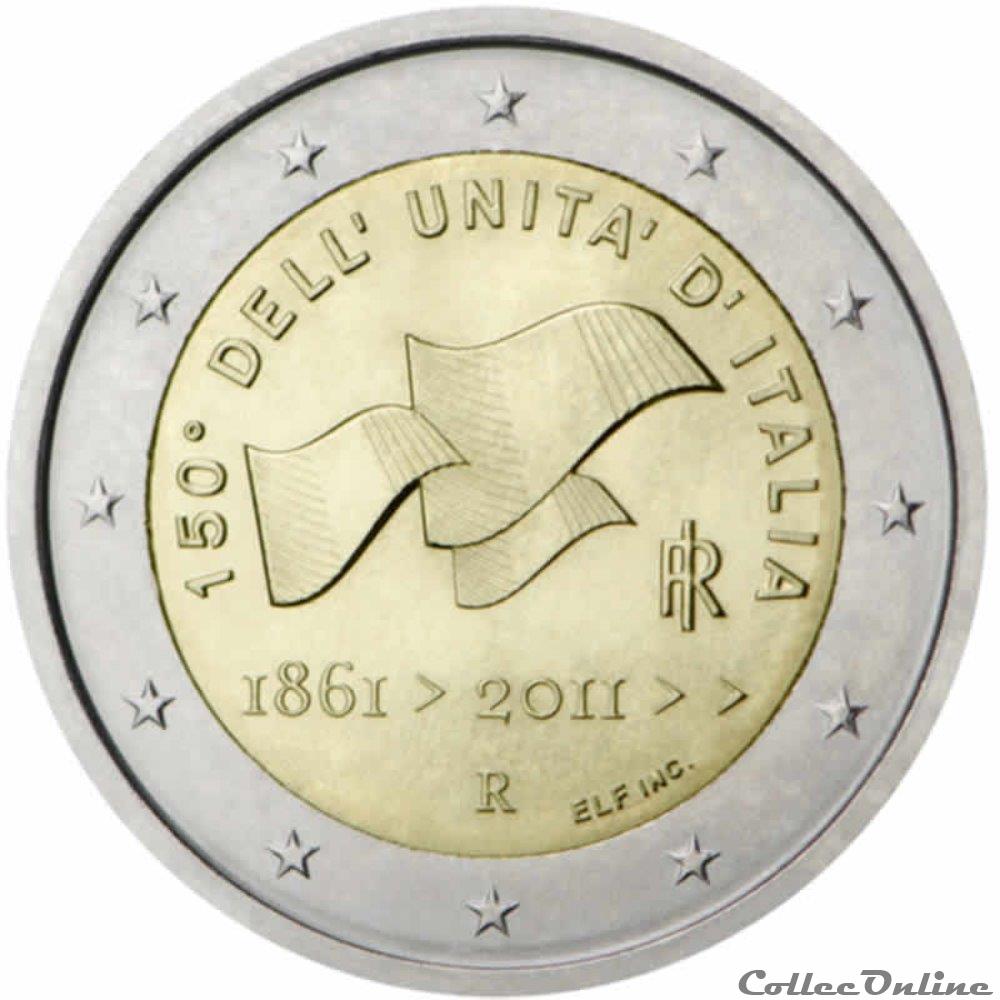 2 euro Italie 2011 monnaie 2 euro italie 2011