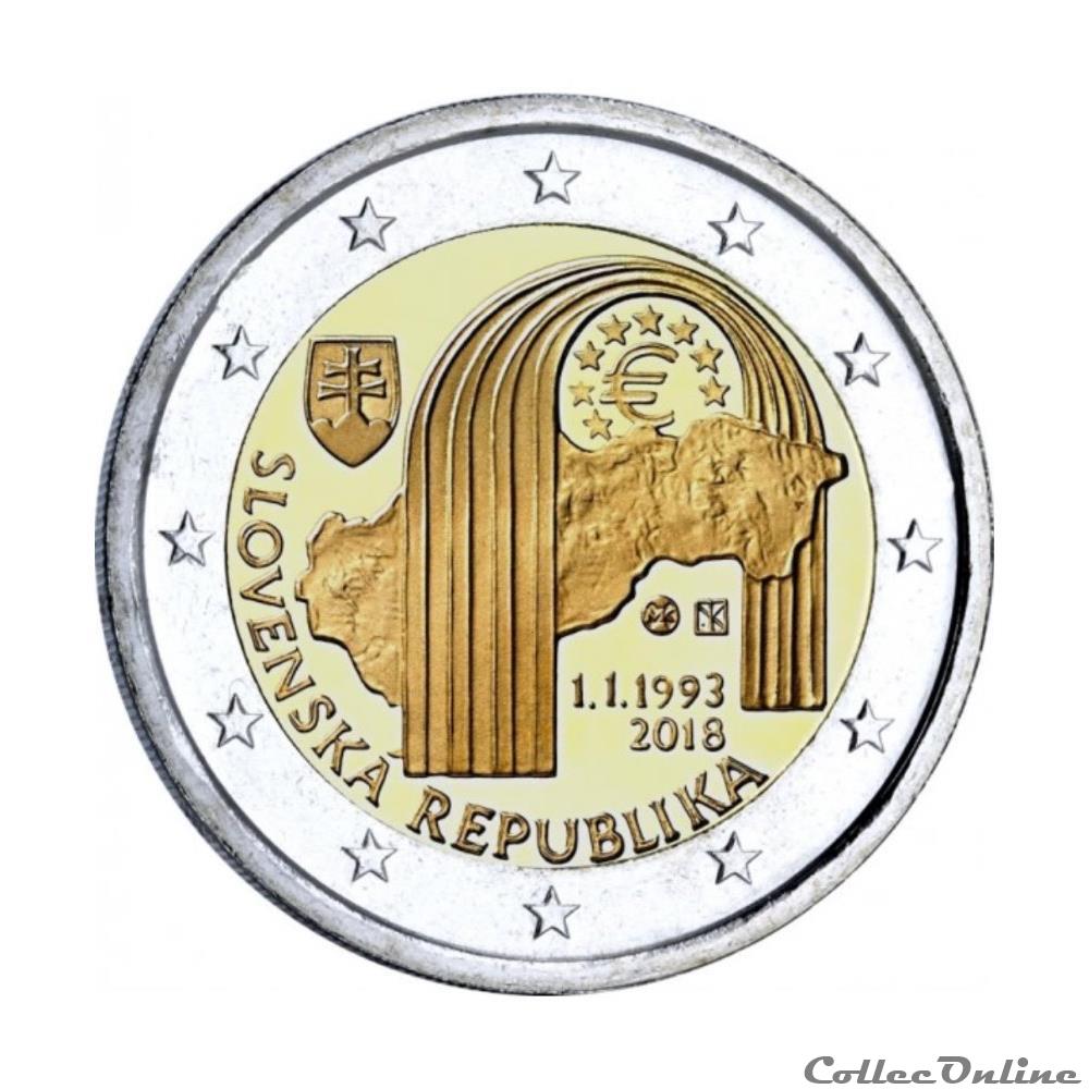 2 euro - Slovaquie 2018 monnaie 2 euro slovaquie 2018