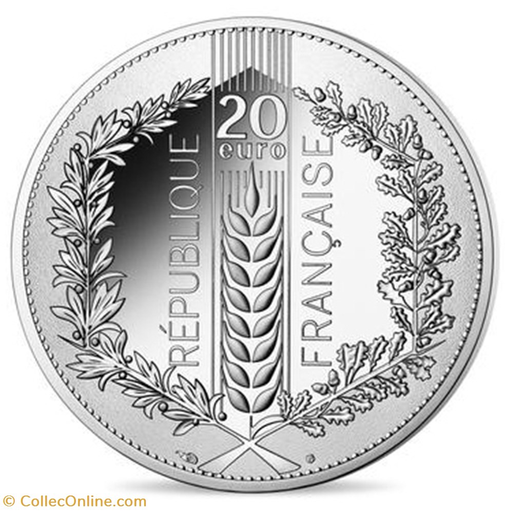 20 Euros Chêne 2020 monnaie a france 20 euros chene 2020