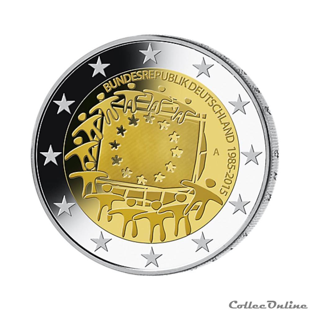 2 euro - Allemagne 2015 monnaie banque centrale europeenne 2 euro allemagne 2015