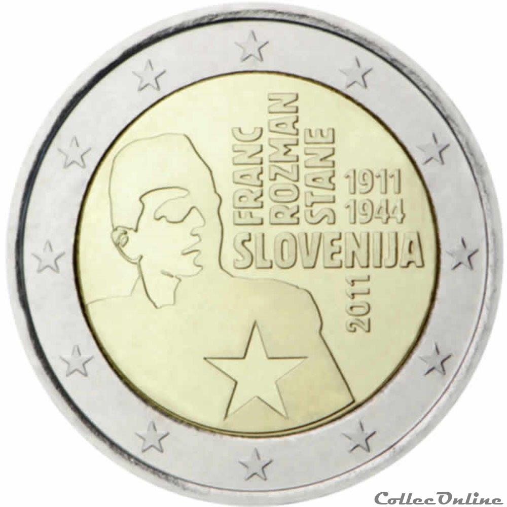 2 euro Slovénie 2011 monnaie 2 euro slovenie 2011