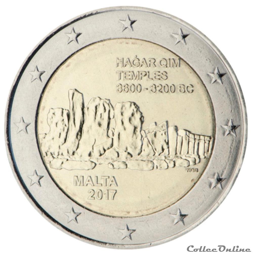 2 euro - Malte 2017 monnaie 2 euro malte 2017