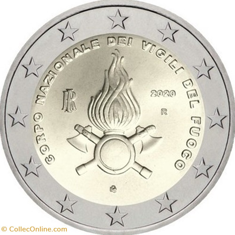 monnaies euros europe 2 euro italie 2020