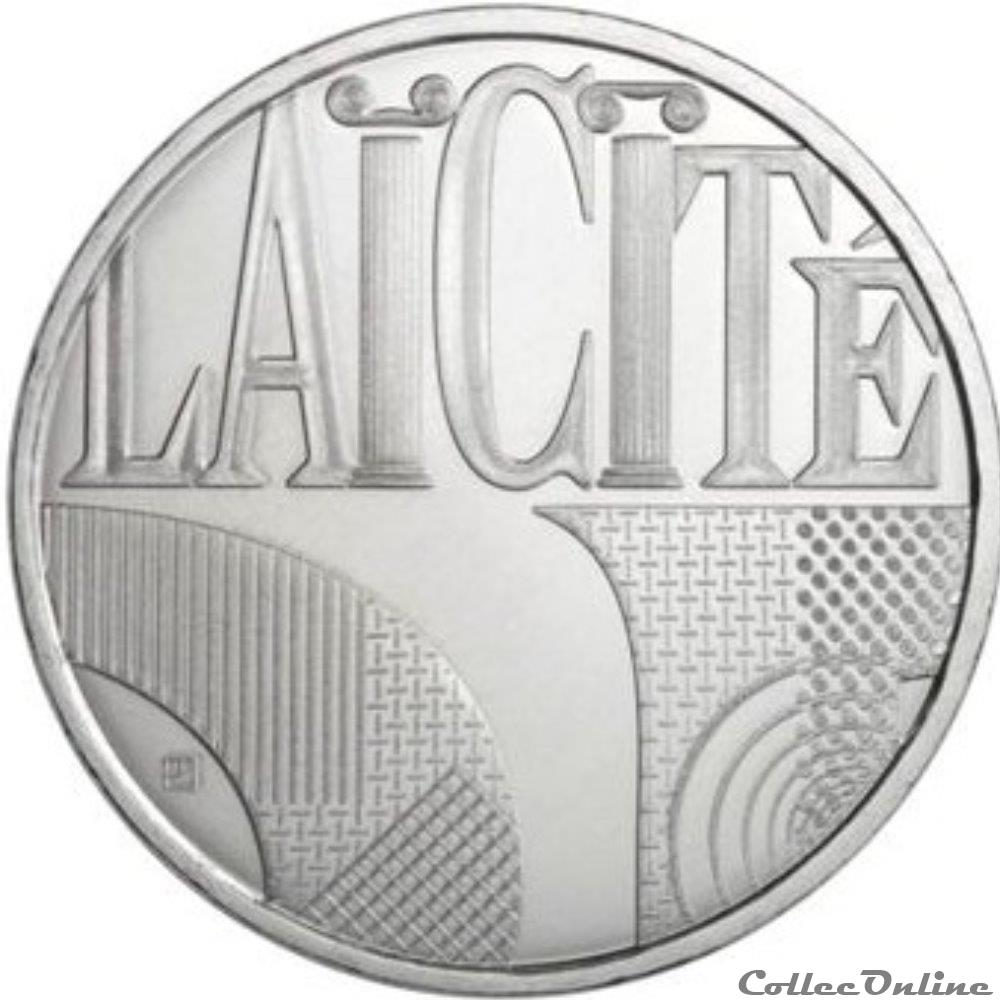 monnaie france 25 euros laicitet 2013