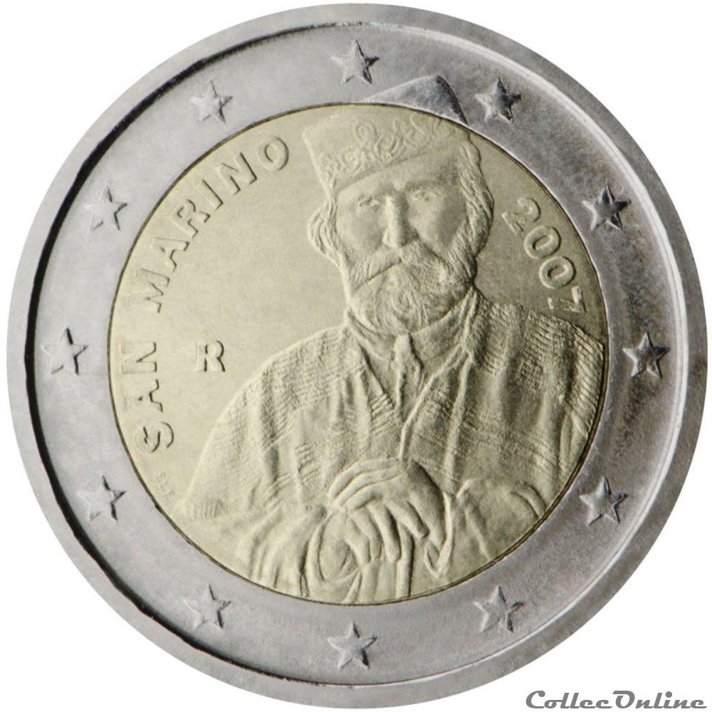 2 euro - Saint Marin 2007 monnaie 2 euro saint marin 2007