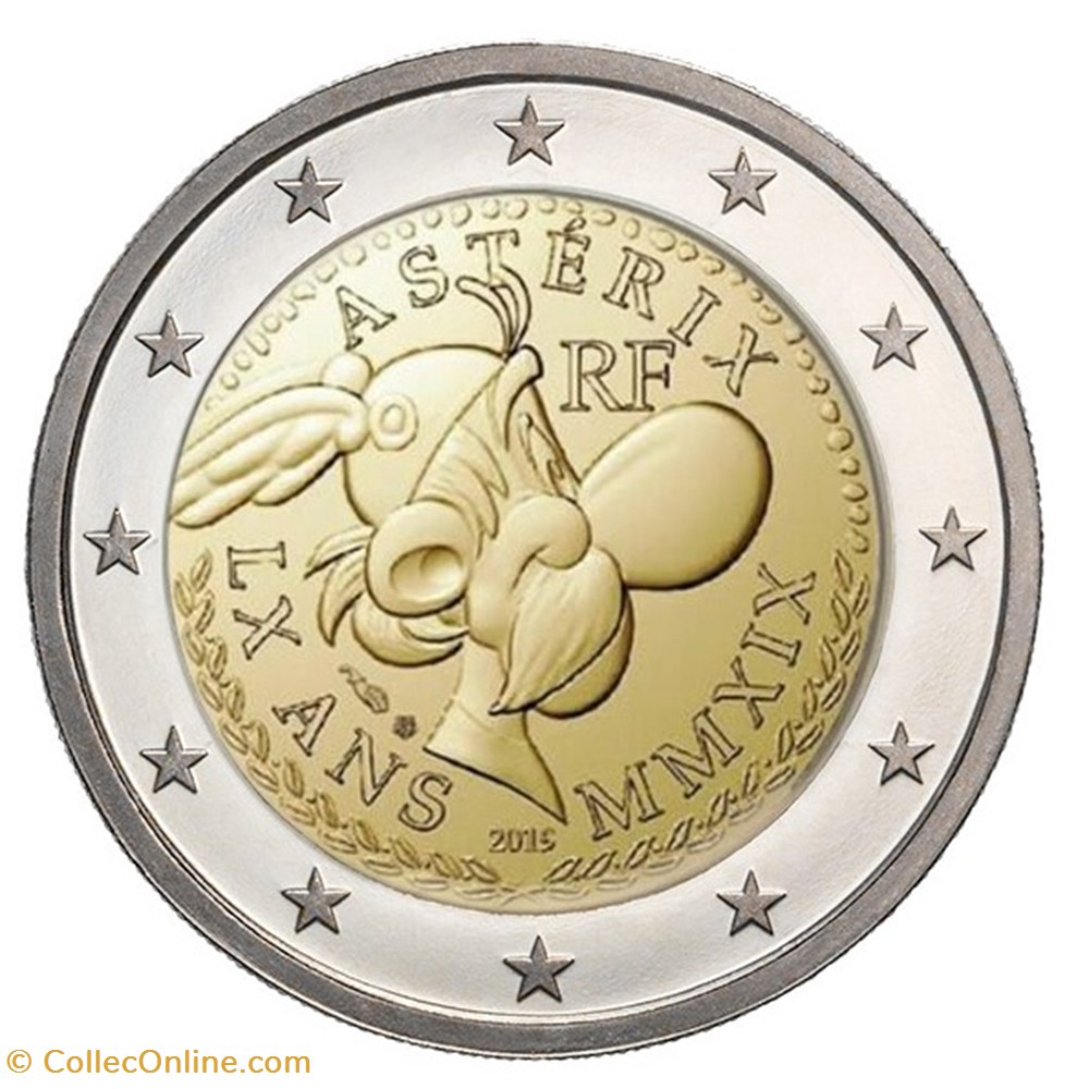 monnaie europe 2 euro france 2019