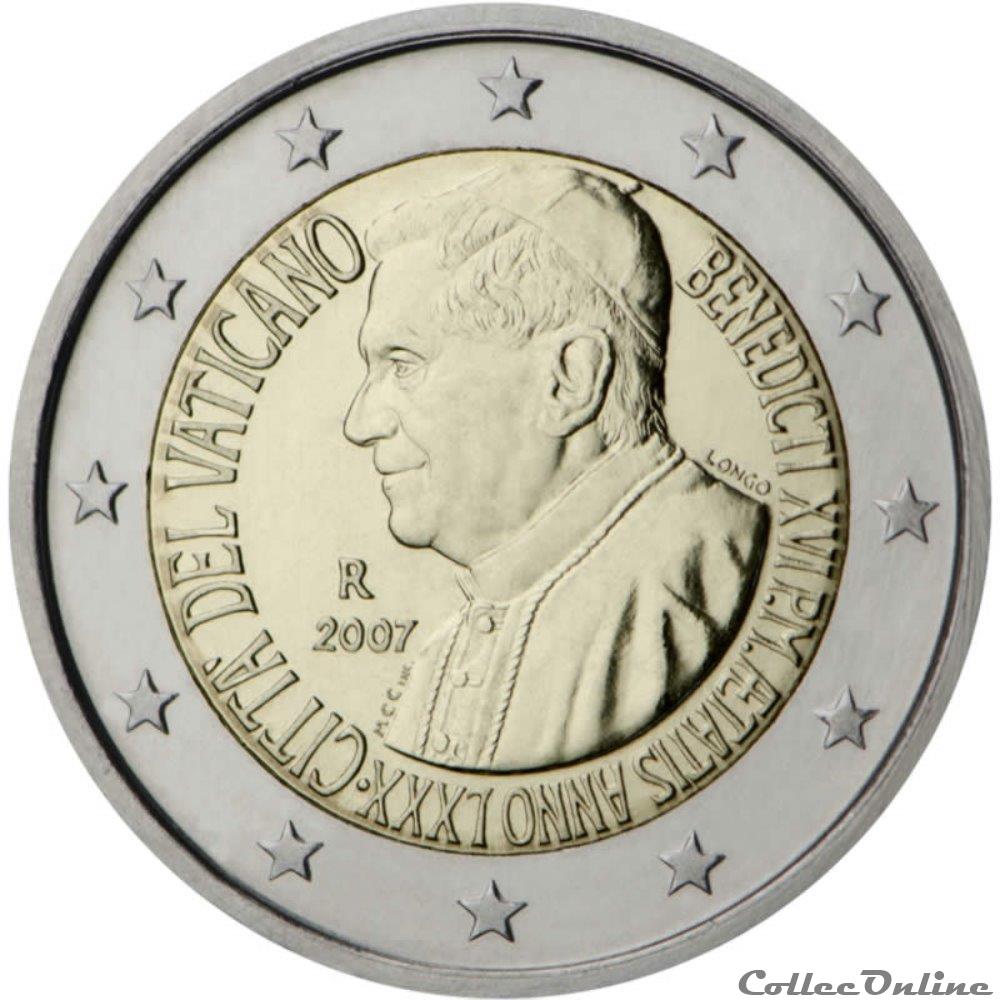2 euro - Vatican 2007 monnaie 2 euro vatican 2007