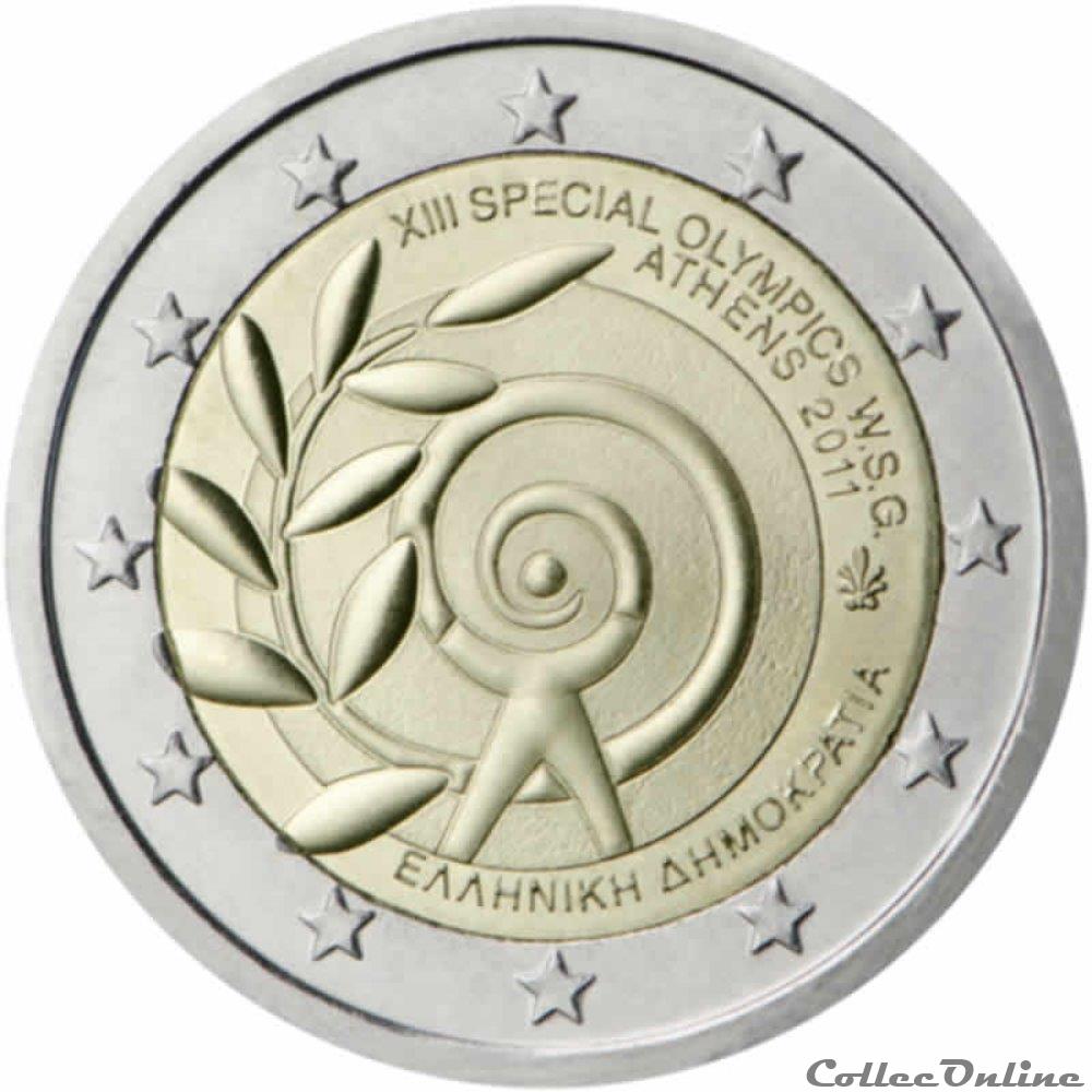 2 euro - Grèce 2011 monnaie 2 euro grece 2011