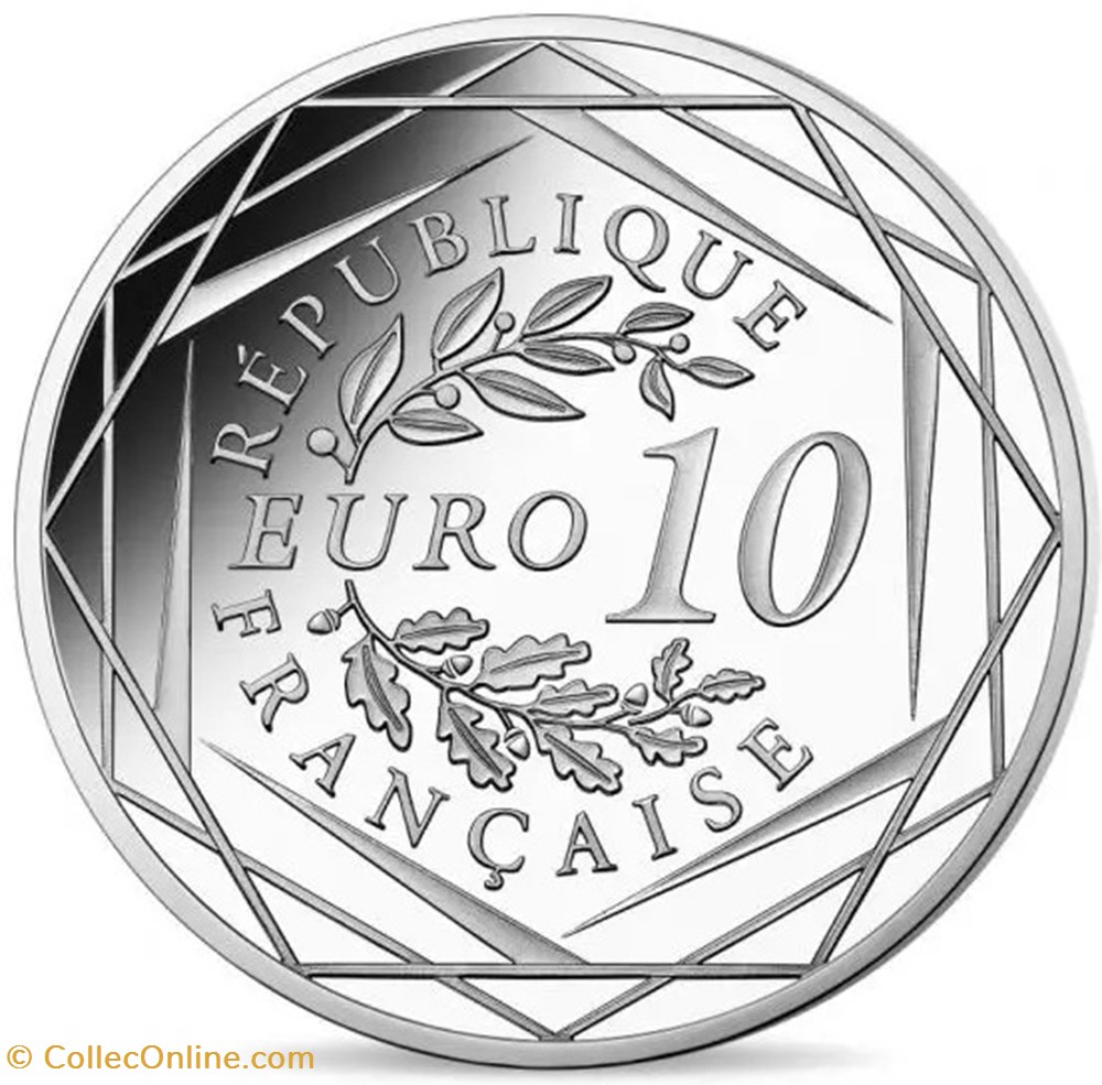 monnaies a france 10 euros smiley 2022
