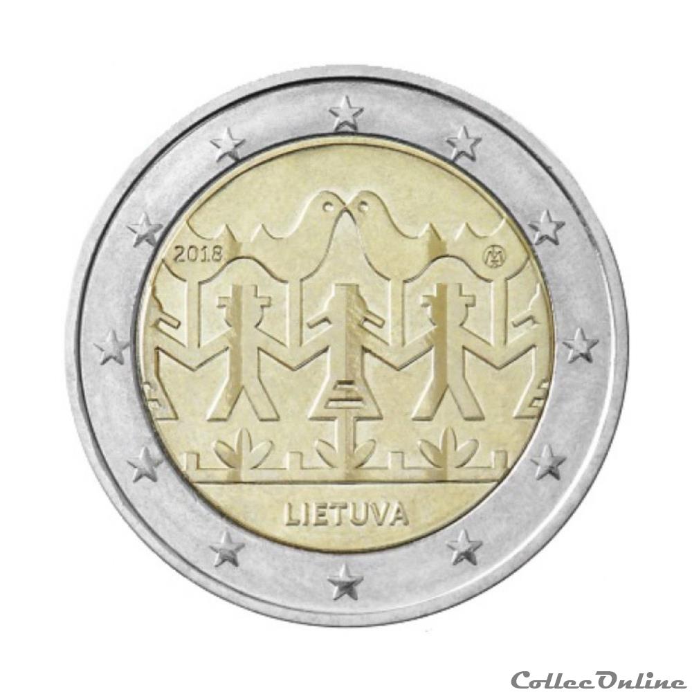 2 euro - Lituanie 2018 monnaie 2 euro lituanie 2018