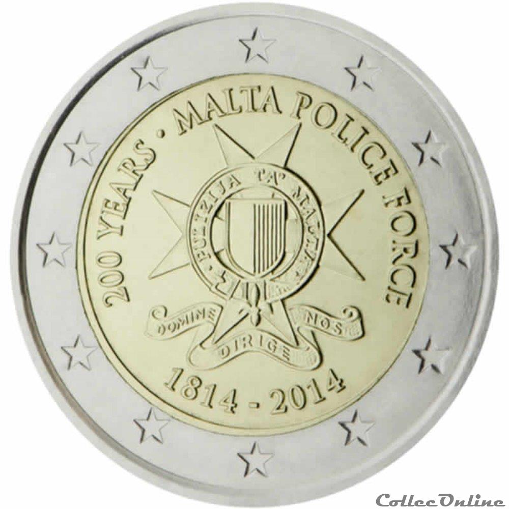 2 euro - Malte 2014 monnaie 2 euro malte 2014