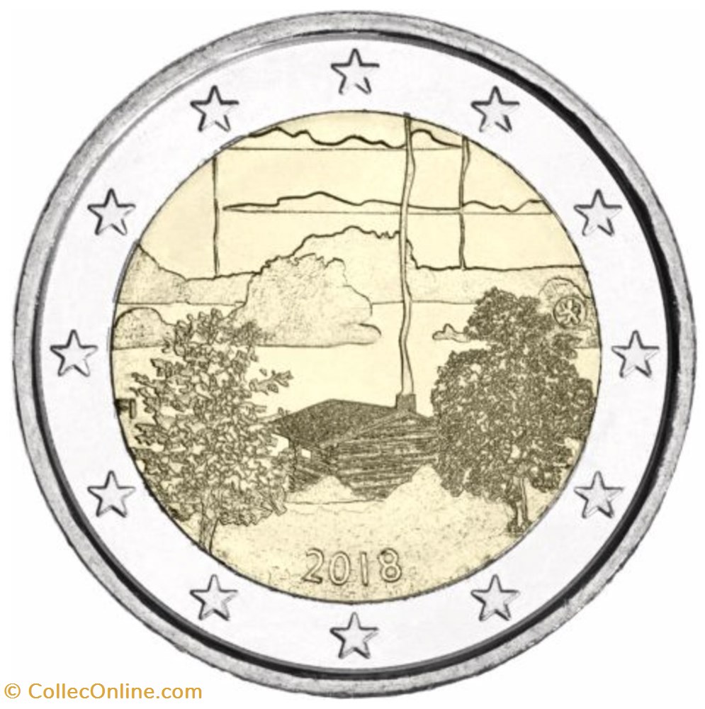 2 euro - Finlande 2018 monnaie europe 2 euro finlande 2018