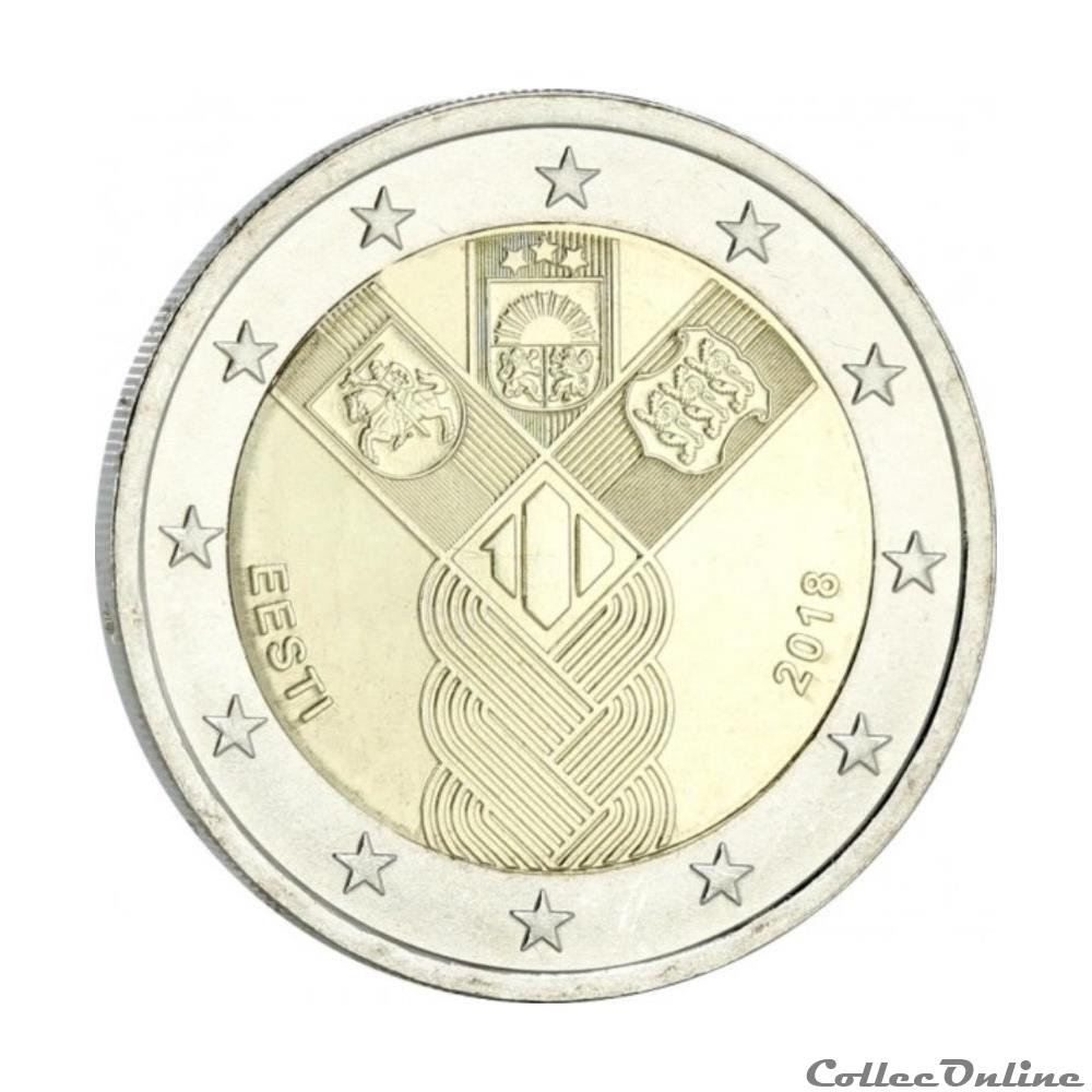 2 euro - Estonie 2018 monnaie 2 euro estonie 2018