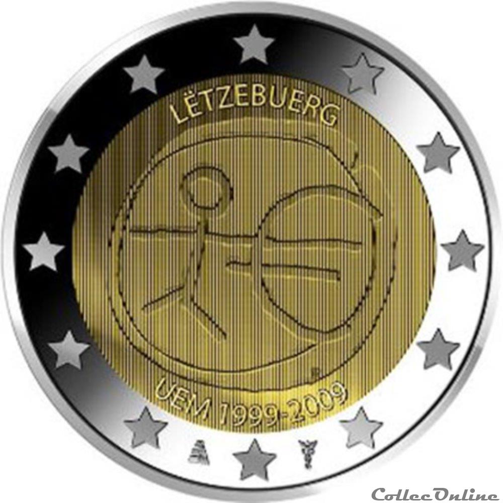 2 euro - Luxembourg 2009 monnaie banque centrale europeenne 2 euro luxembourg 2009