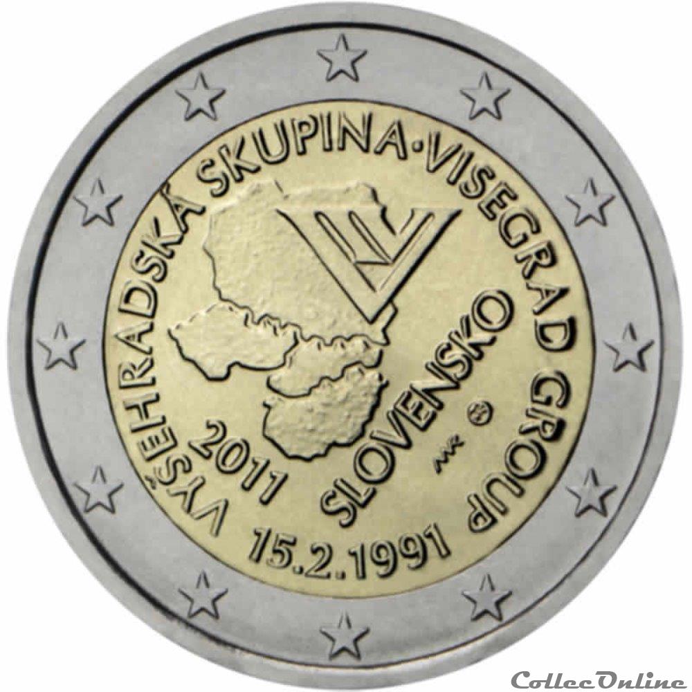 2 euro - Slovaquie 2011 monnaie 2 euro slovaquie 2011