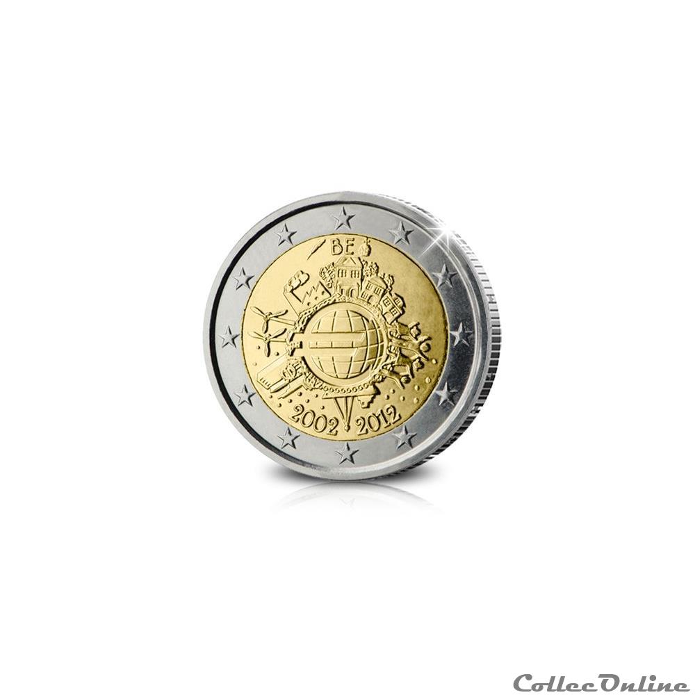 monnaie banque centrale europeenne 2 euro belgique 2012
