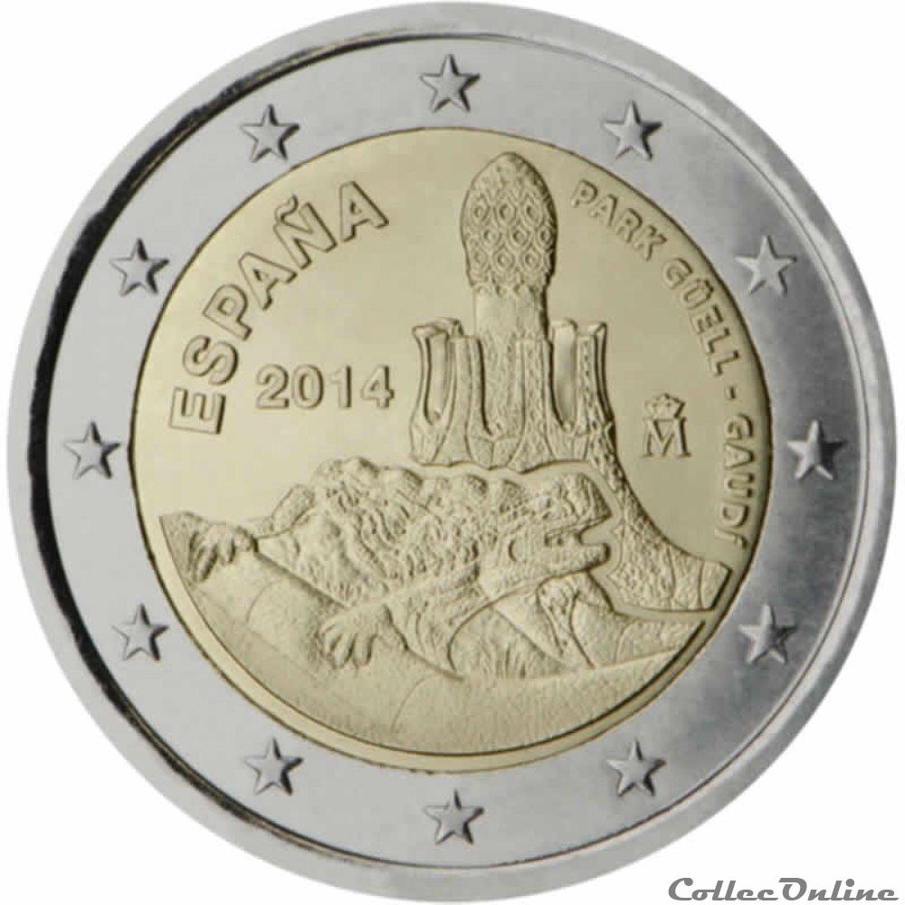 2 euro - Espagne 2014 monnaie 2 euro espagne 2014