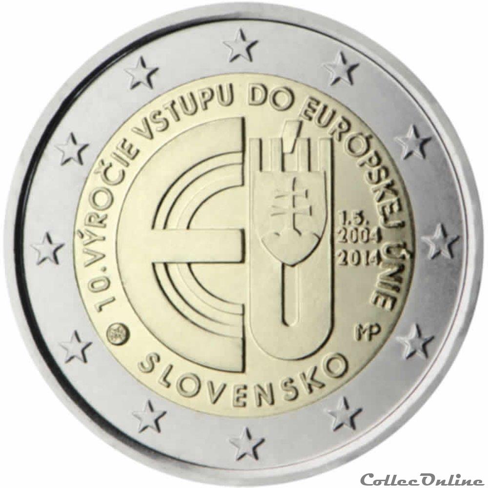 monnaie 2 euro slovaquie 2014