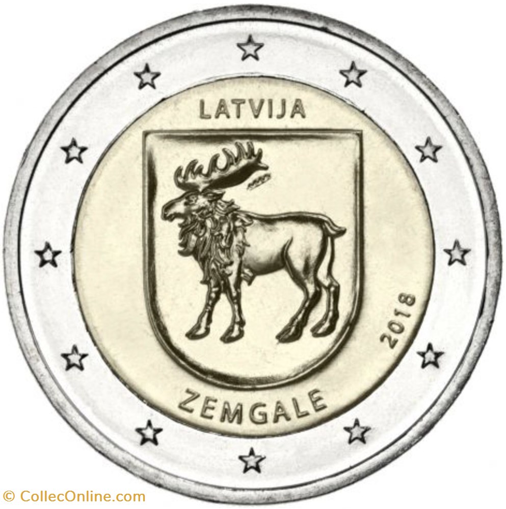 2 euro Lettonie 2018 monnaie a europe 2 euro lettonie 2018