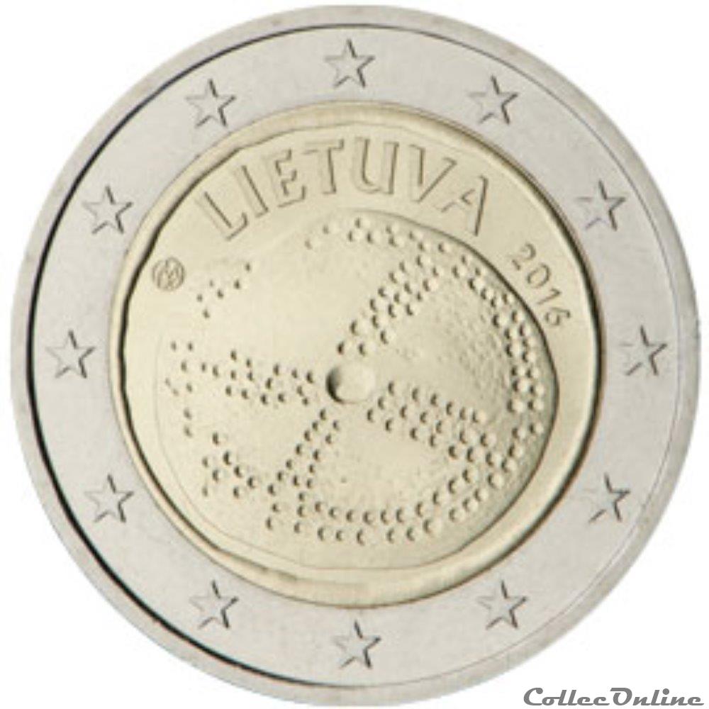 2 euro - Lituanie 2016 monnaie 2 euro lituanie 2016