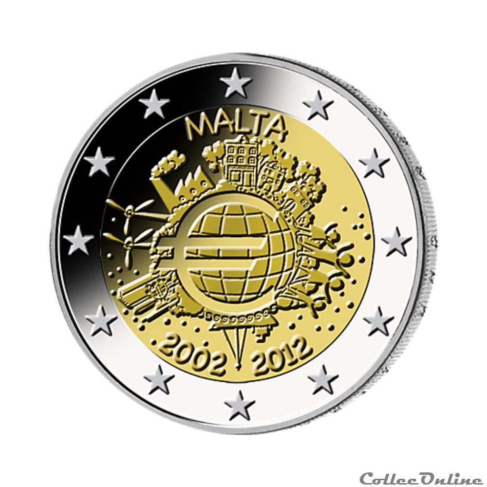 2 euro - Malte 2012 monnaie banque centrale europeenne 2 euro malte 2012