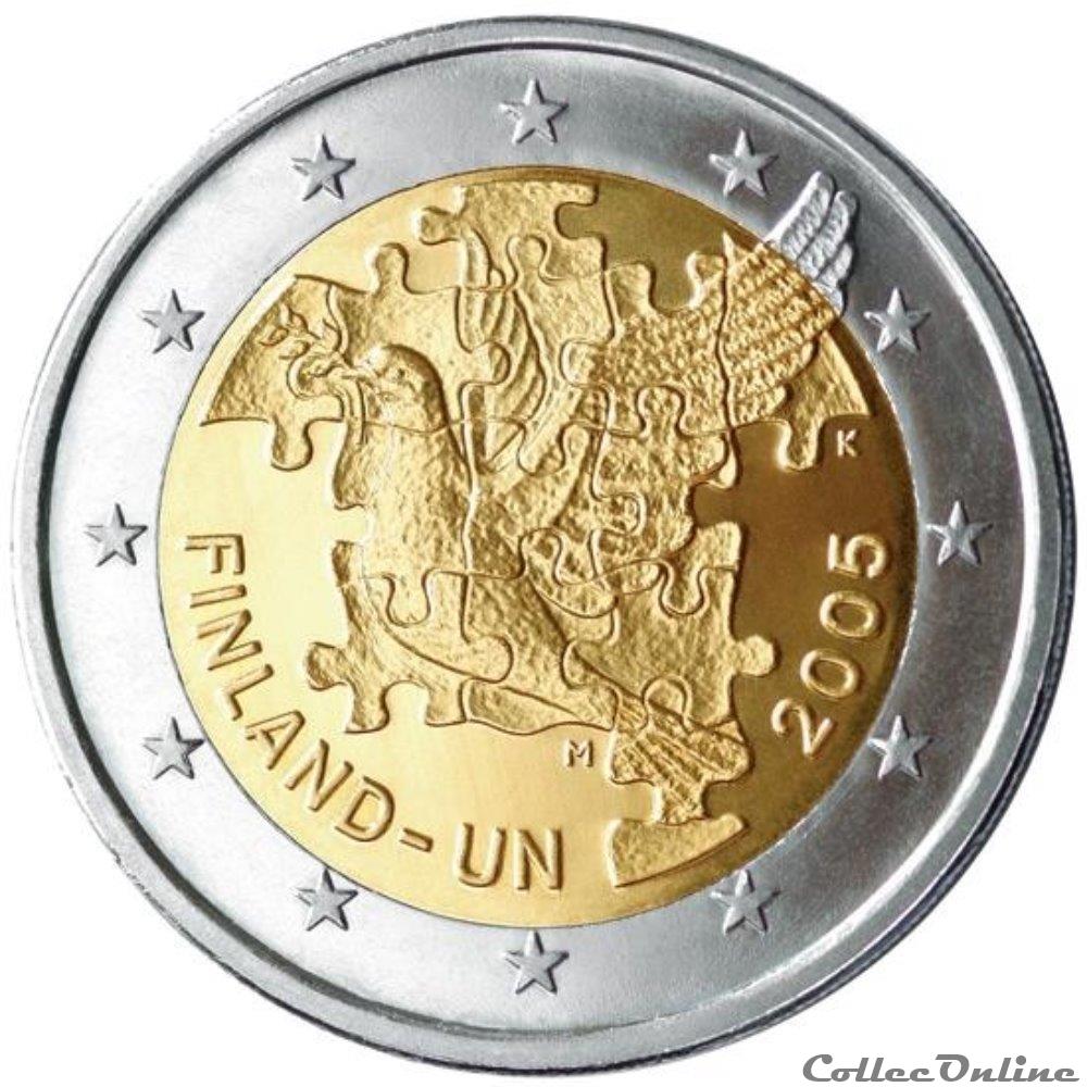 monnaie 2 euro finlande 2005