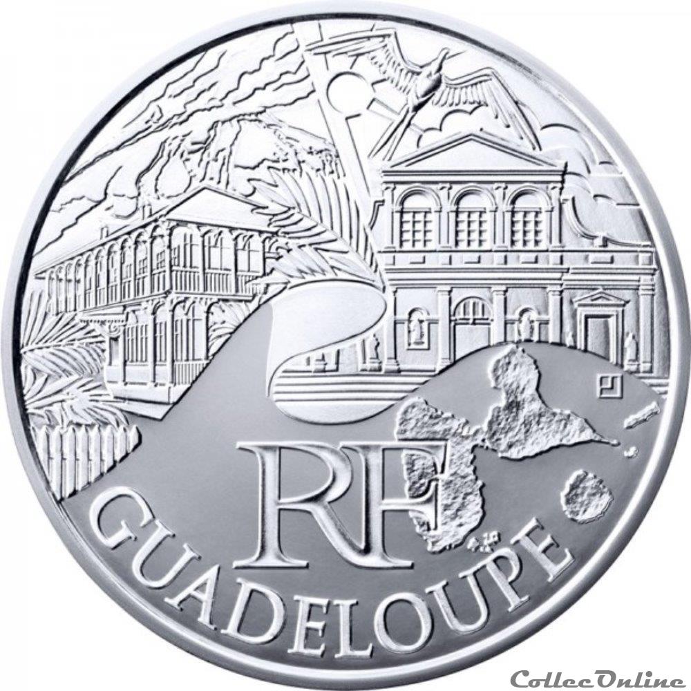 10 euros Guadeloupe 2011 monnaie france 10 euros guadeloupe 2011