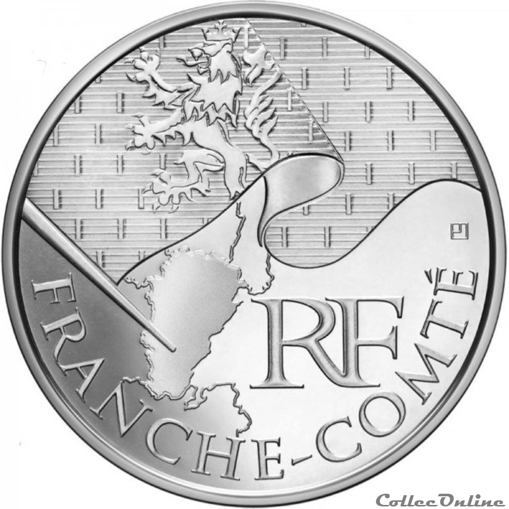 10 euros Franche-Comté 2010 monnaie france 10 euros franche comte 2010