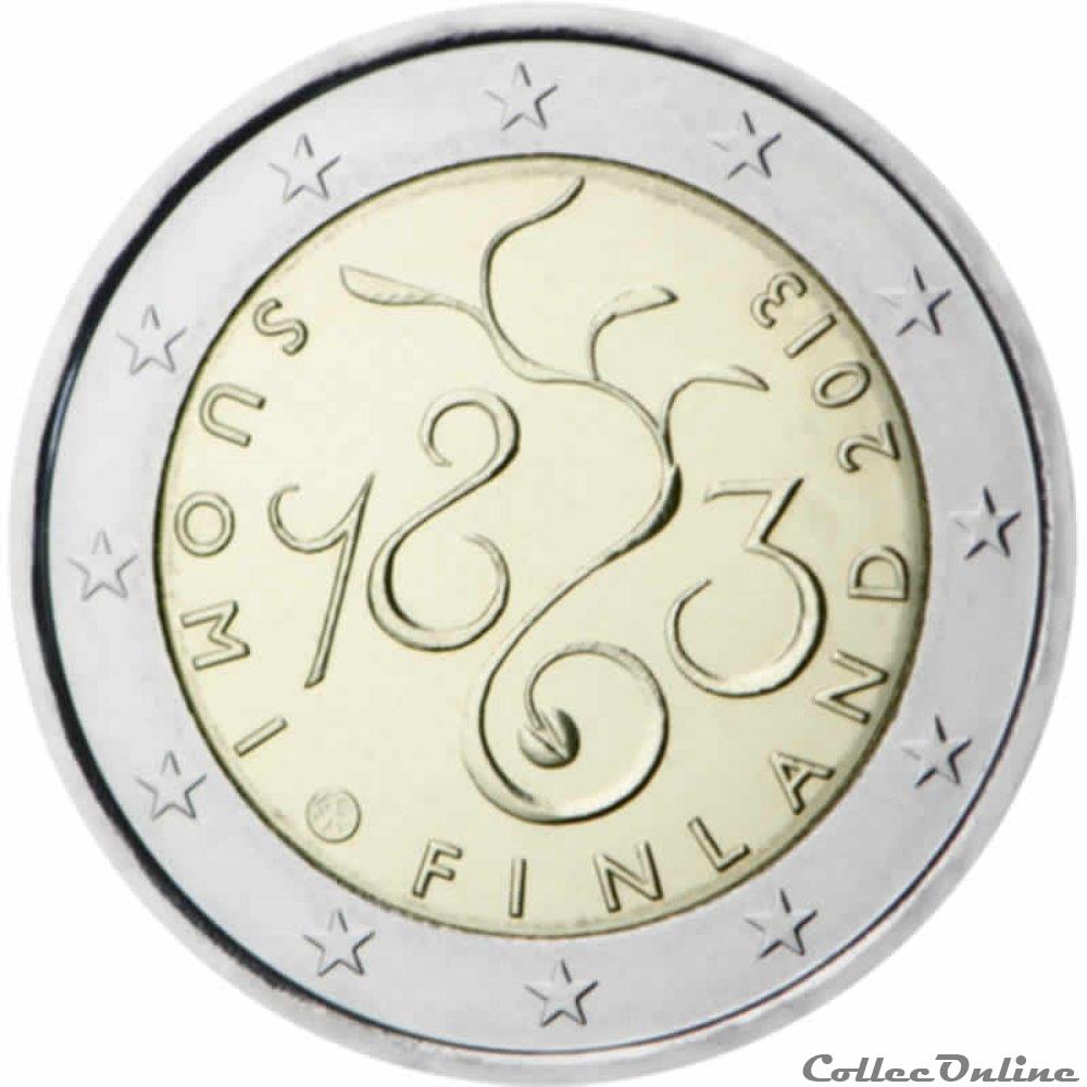 2 euro - Finlande 2013 monnaie 2 euro finlande 2013