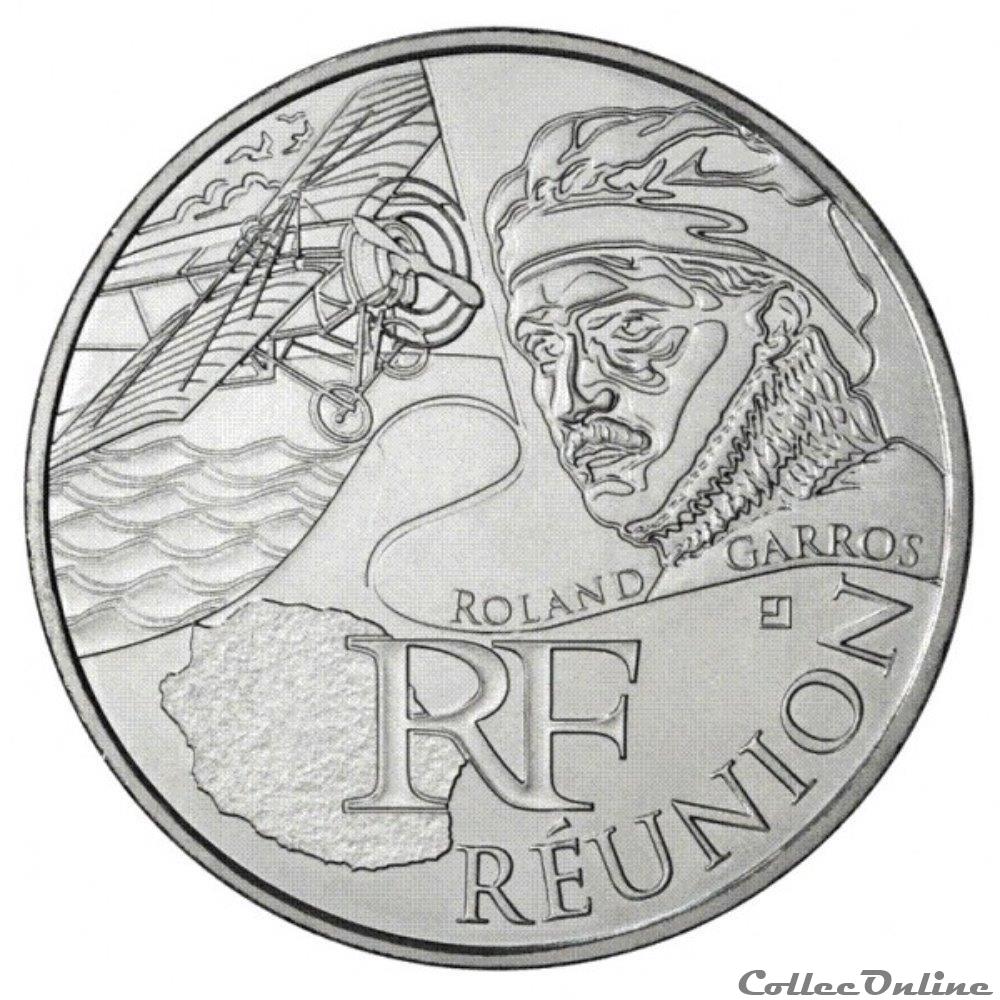 10 euros Réunion 2012 monnaie france 10 euros reunion 2012