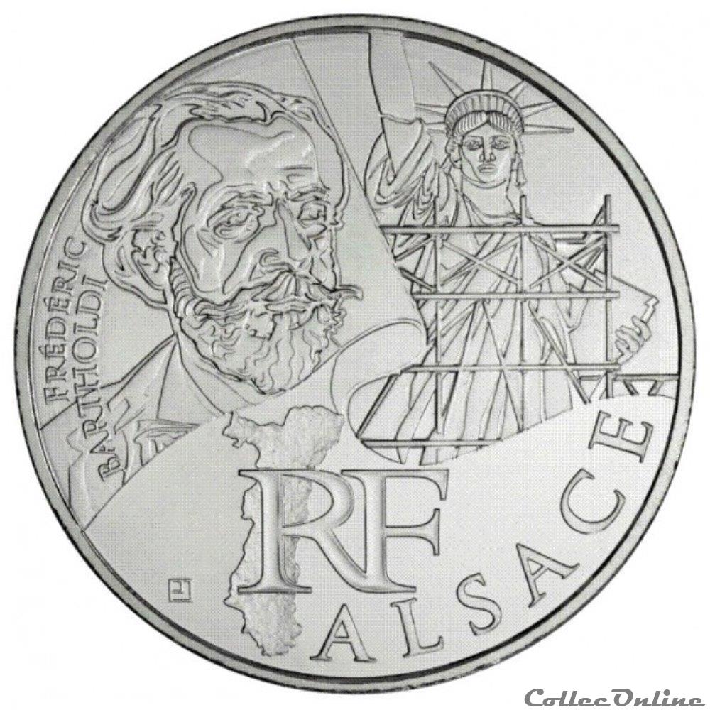 10 euros Alsace 2012 monnaie france 10 euros alsace 2012