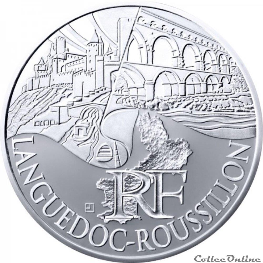 monnaie france 10 euros languedoc roussillon 2011