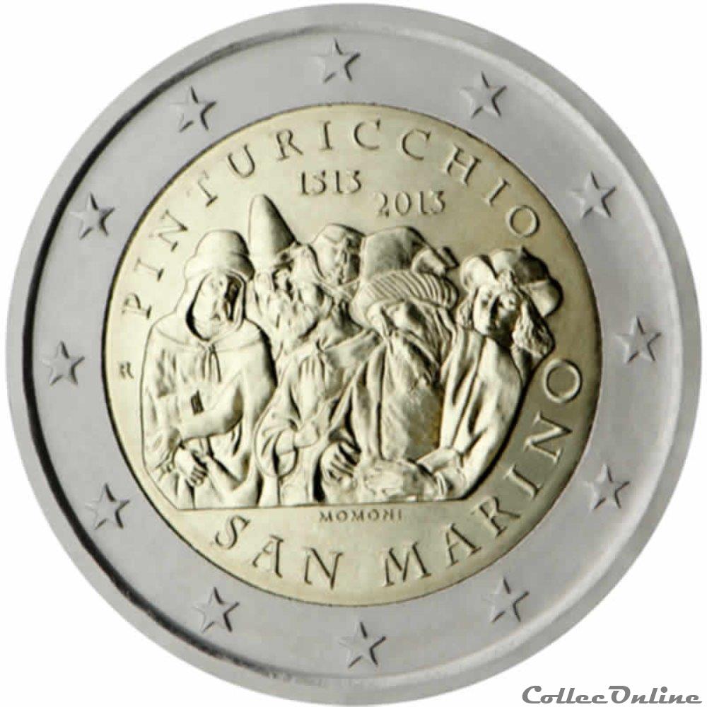 monnaie 2 euro saint marin 2013