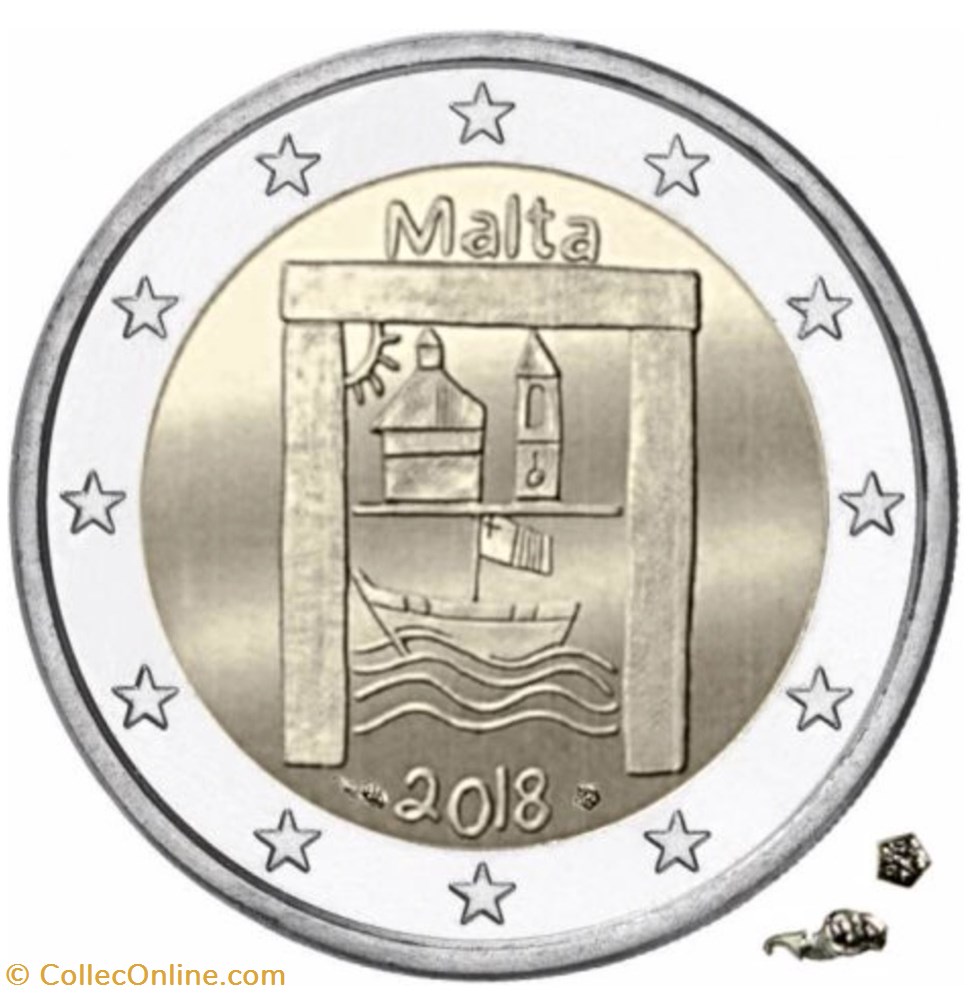 2 euro - Malte 2018 monnaie europe 2 euro malte 2018