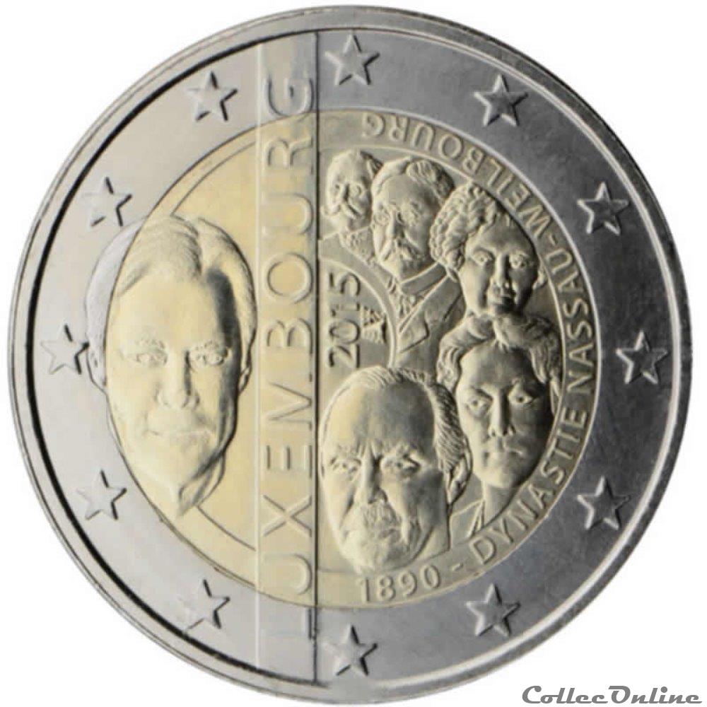 2 euro - Luxembourg 2015 monnaie 2 euro luxembourg 2015
