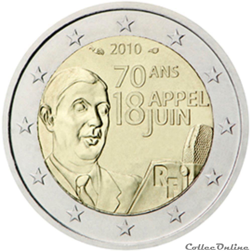 2 euro - France 2010 monnaie 2 euro france 2010