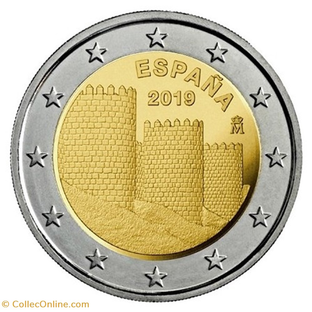 2 euro Espagne 2019 monnaie europe 2 euro espagne 2019