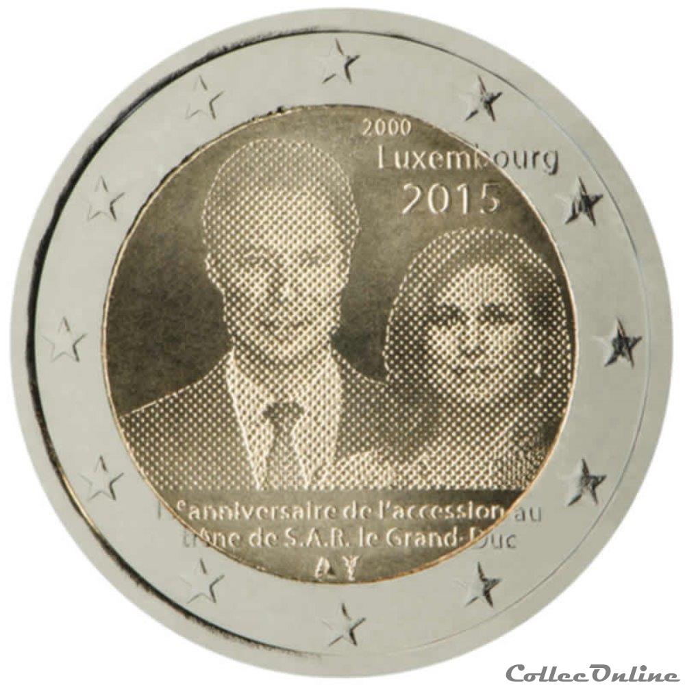 2 euro - Luxembourg 2015 monnaie 2 euro luxembourg 2015