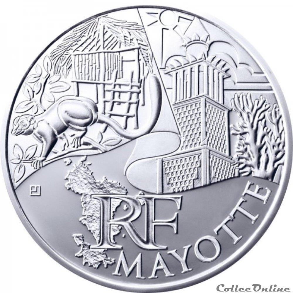monnaie france 10 euros mayotte 2011