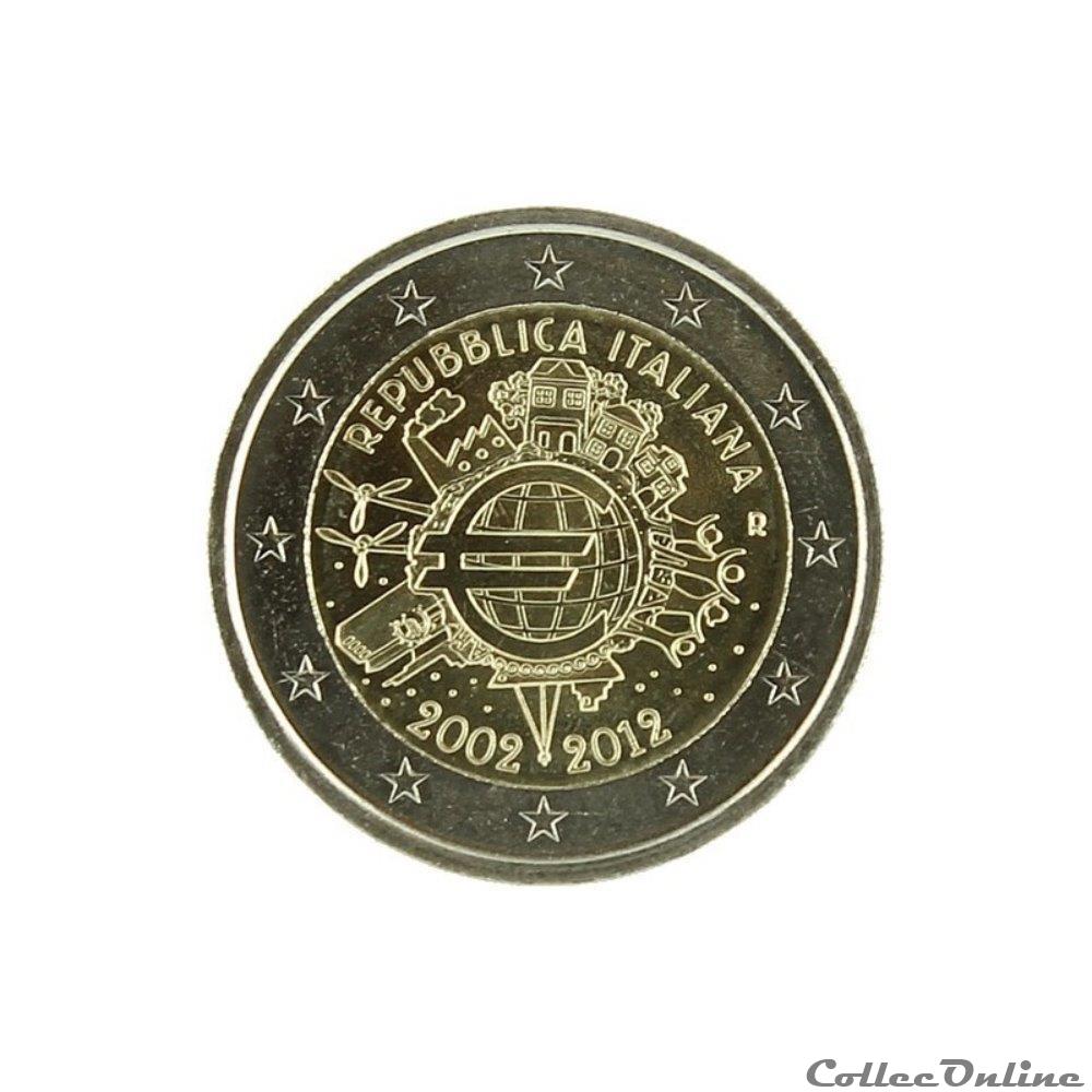 2 euro - Italie 2012 monnaie banque centrale europeenne 2 euro italie 2012