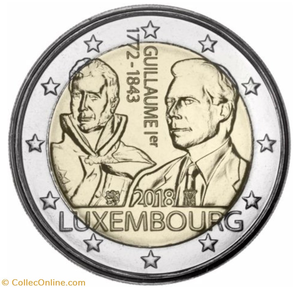 2 euro - luxembourg 2018 monnaie a europe 2 euro luxembourg 2018