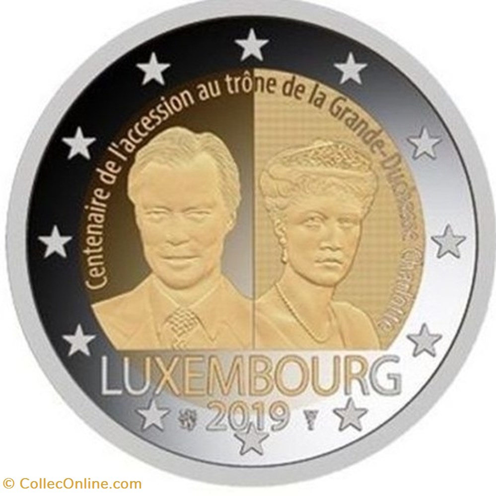 2 euro Luxembourg 2019 monnaie a europe 2 euro luxembourg 2019