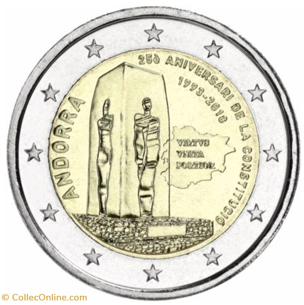 2 euro - Andorre 2018 monnaie europe 2 euro andorre 2018