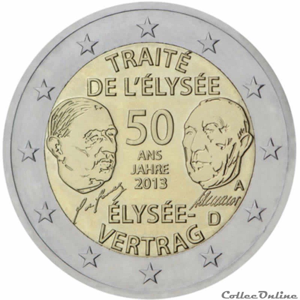 2 euro - Allemagne 2013 monnaie 2 euro allemagne 2013
