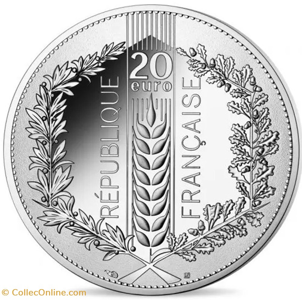 monnaies france 20 euros laurier 2021